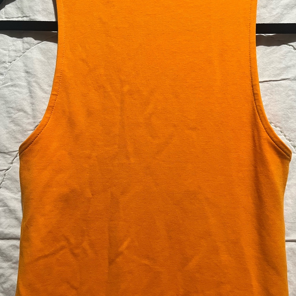 Zara’s Mini Sleeveless Orange Dress Sz:Medium - Picture 6 of 10